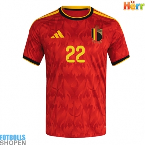 Billiga Belgien Alexis Saelemaekers #22 Hemmatröja VM 2026 Kortärmad